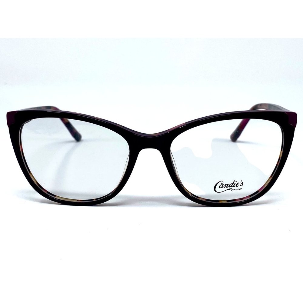 New CANDIE'S Purple Tortoise Acetate CA0188 Womens Eyeglasses 53-17-140